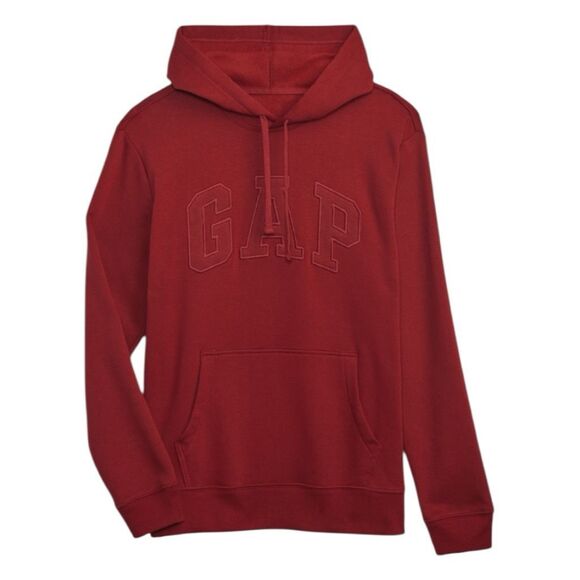 Gap Classic Vintage Soft Logo Hoodie Sweatshirt Sun Dried Tomato Red M - Picture 1 of 7